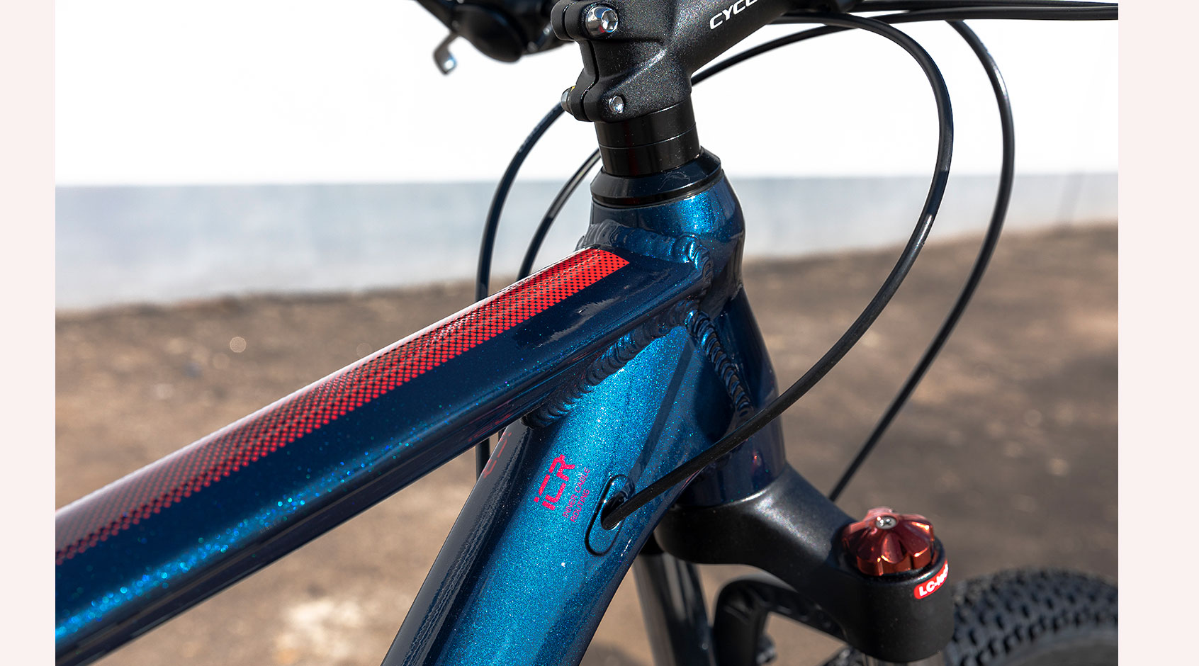 Велосипед Cyclone AX 27,5" розмір L рама 19” 2022 Синій 3