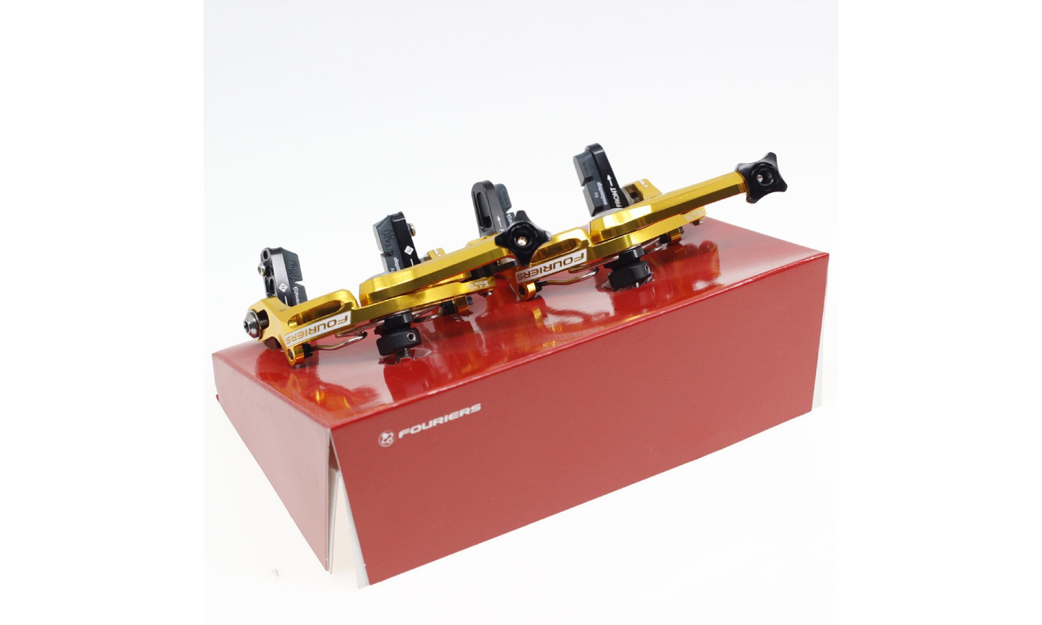 Гальма Fouriers 3D Forged пер+задн золото 3 Гальма Fouriers 3D Forged пер+задн золото 3