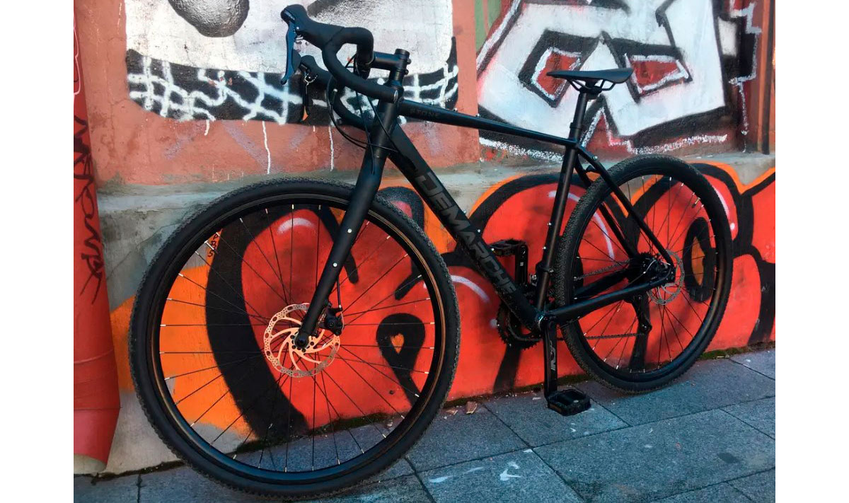 Фотографія Велосипед DeMARCHE Gravel Stone SORA 28" розмір S 2022 Чорний 8