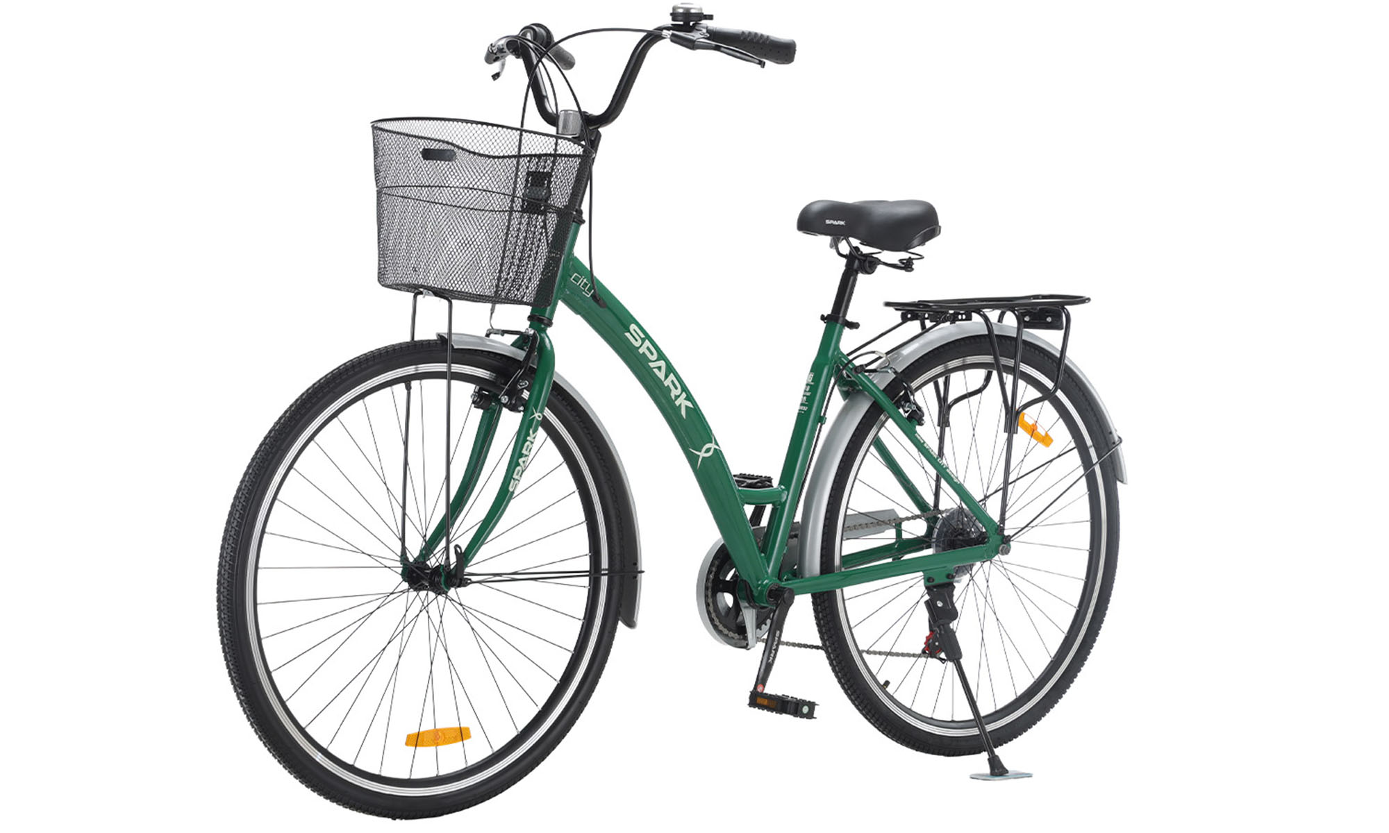 Велосипед SPARK CITY REINE 28", размер L, рама 18", год 2026, зелёный 3 Велосипед SPARK CITY REINE 28", размер L, рама 18", год 2026, зелёный 3