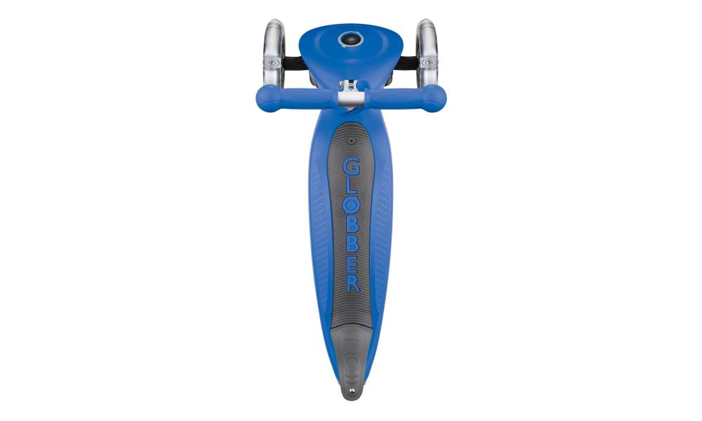 Самокат GLOBBER GO UP FOLDABLE PLUS синий, светящиеся колёса, 1+ 4