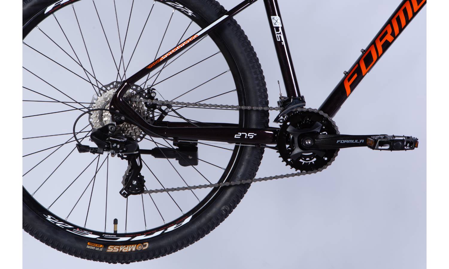 Велосипед Formula THOR DD 27,5" размер М рама 18" 2025 чорно-оранжевый 4 Велосипед Formula THOR DD 27,5" размер М рама 18" 2025 чорно-оранжевый 4