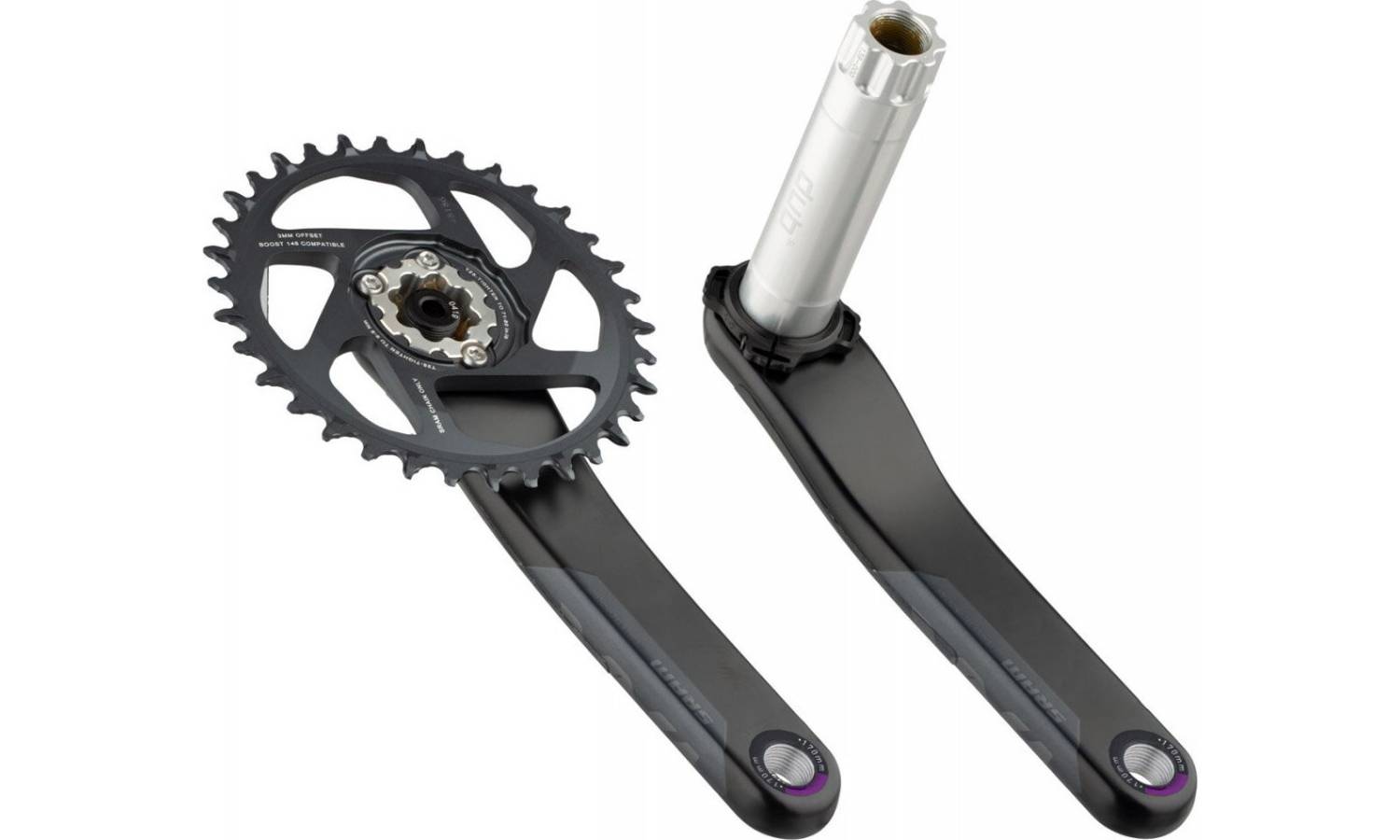 Шатуны SRAM XX1 Eagle Boost 148 DUB 170 12ск 34T X-SYNC 2 Grey 4 Шатуны SRAM XX1 Eagle Boost 148 DUB 170 12ск 34T X-SYNC 2 Grey 4