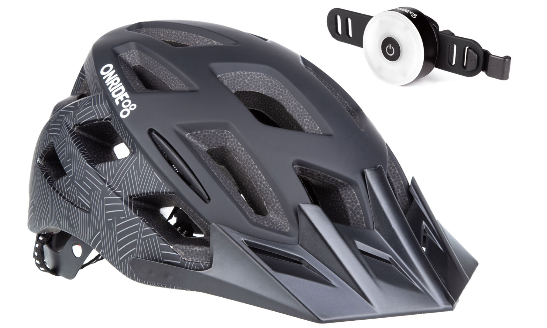 Шлем ONRIDE Sub, M (55-58 см), черный 