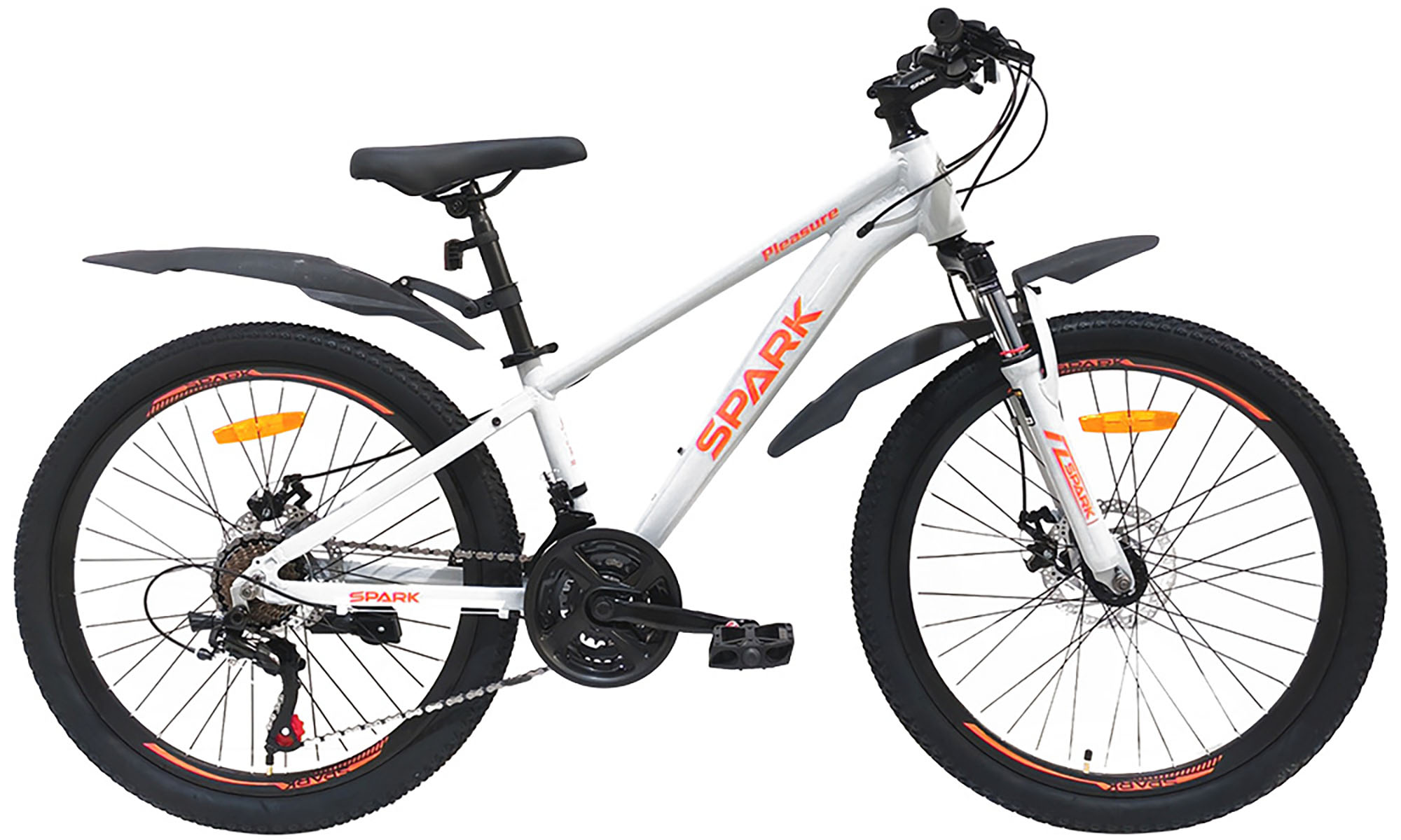 Велосипед SPARK PLEASURE 24", размер XXS, рама 12", 2025, светло-серый 