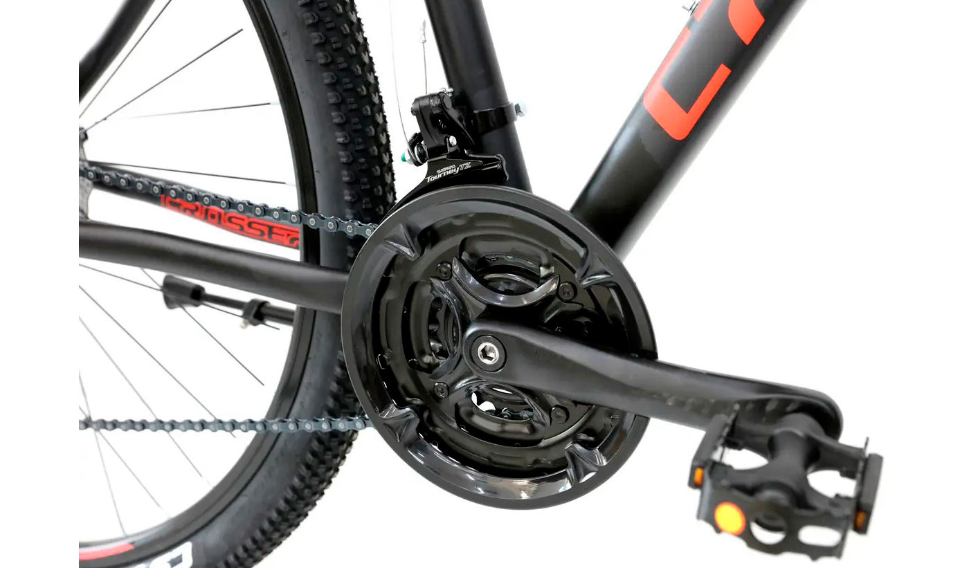 Велосипед Сrosser Scorpio 26" размер М 2021 Черно-красный 3