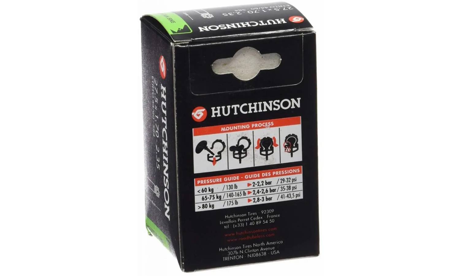 Фотографія Камера HUTCHINSON 27,5X1,70/2,35 AV 48 MM ST 2