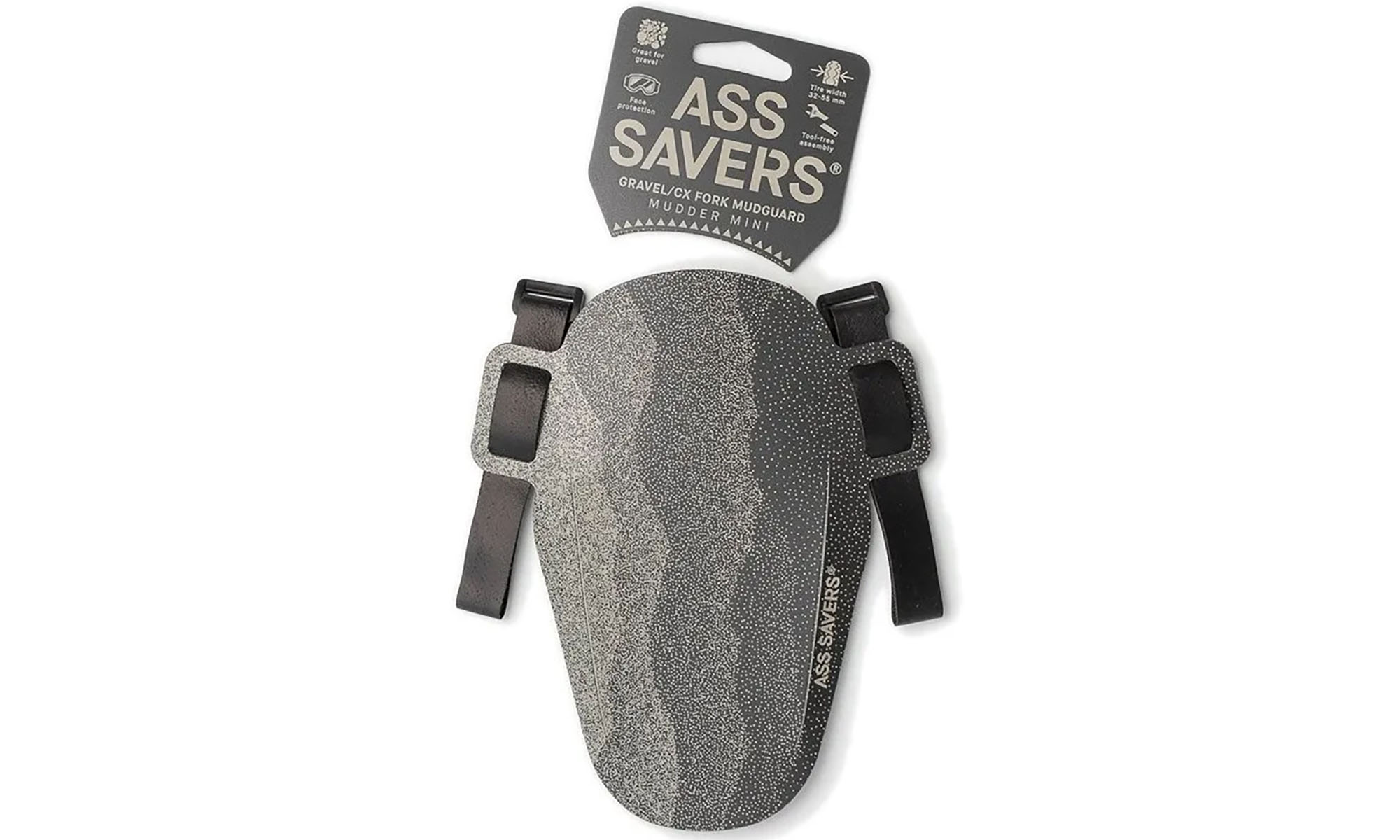 Крило переднє ASS SAVERS, Mudder Mini, сіре 