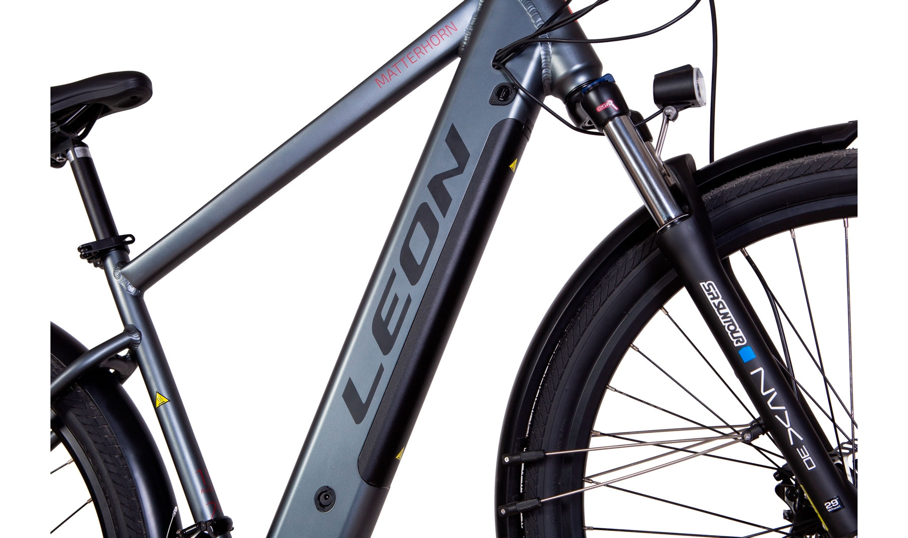 Электровелосипед Leon MATTERHORN 29" 500Вт 48В, дисплей, САП, 12.5Ач, размер L рама 19 2022 Темно-серый 2