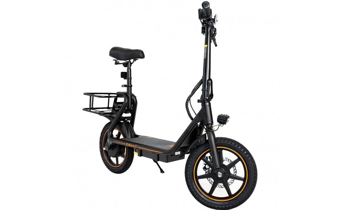 Електросамокат KUGOO KIRIN C1 (350 Вт; 10 Аh; 48 В), чорний 14