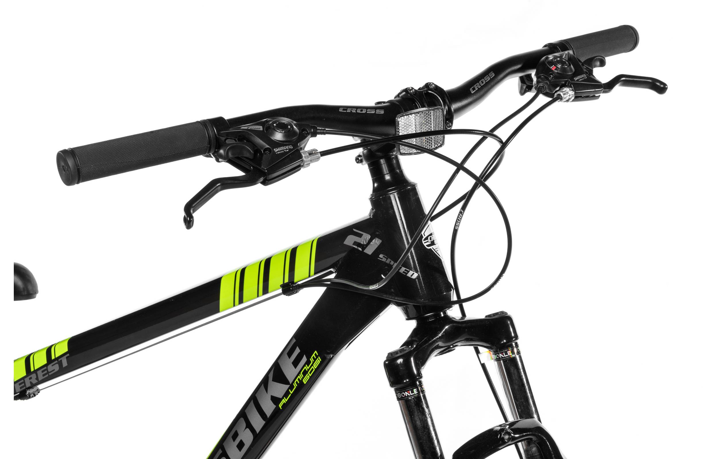 Велосипед CrossBike Everest 27,5" розмір М рама 17 2022 Чорний-Жовтий 4