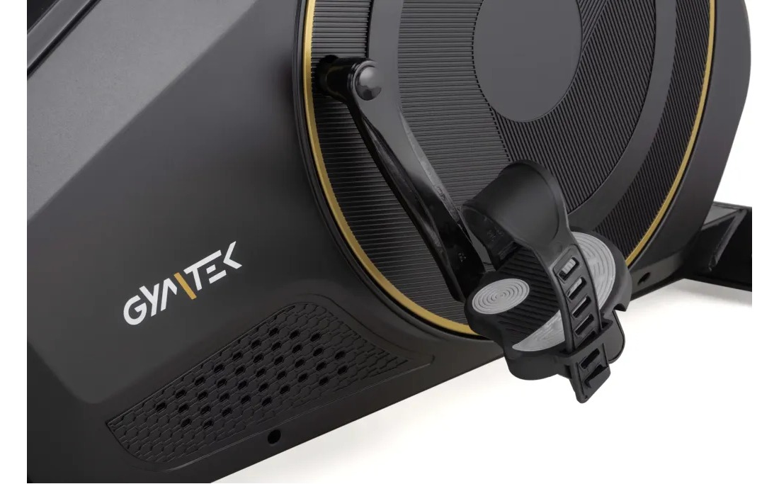 Горизонтальный велотренажер Gymtek XBR6000 электромагнитный черно-желтый 5