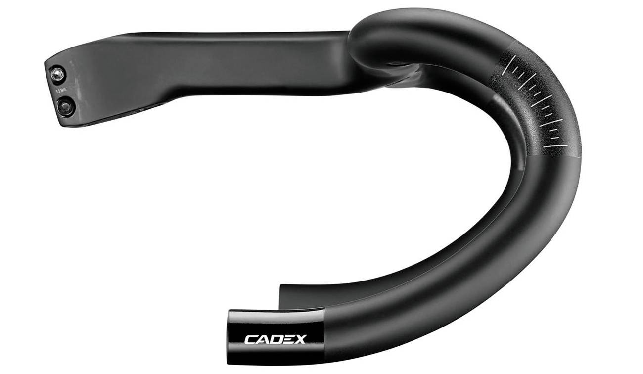 Руль шоссе CADEX Race Integrated интегр 400/370х120мм 5