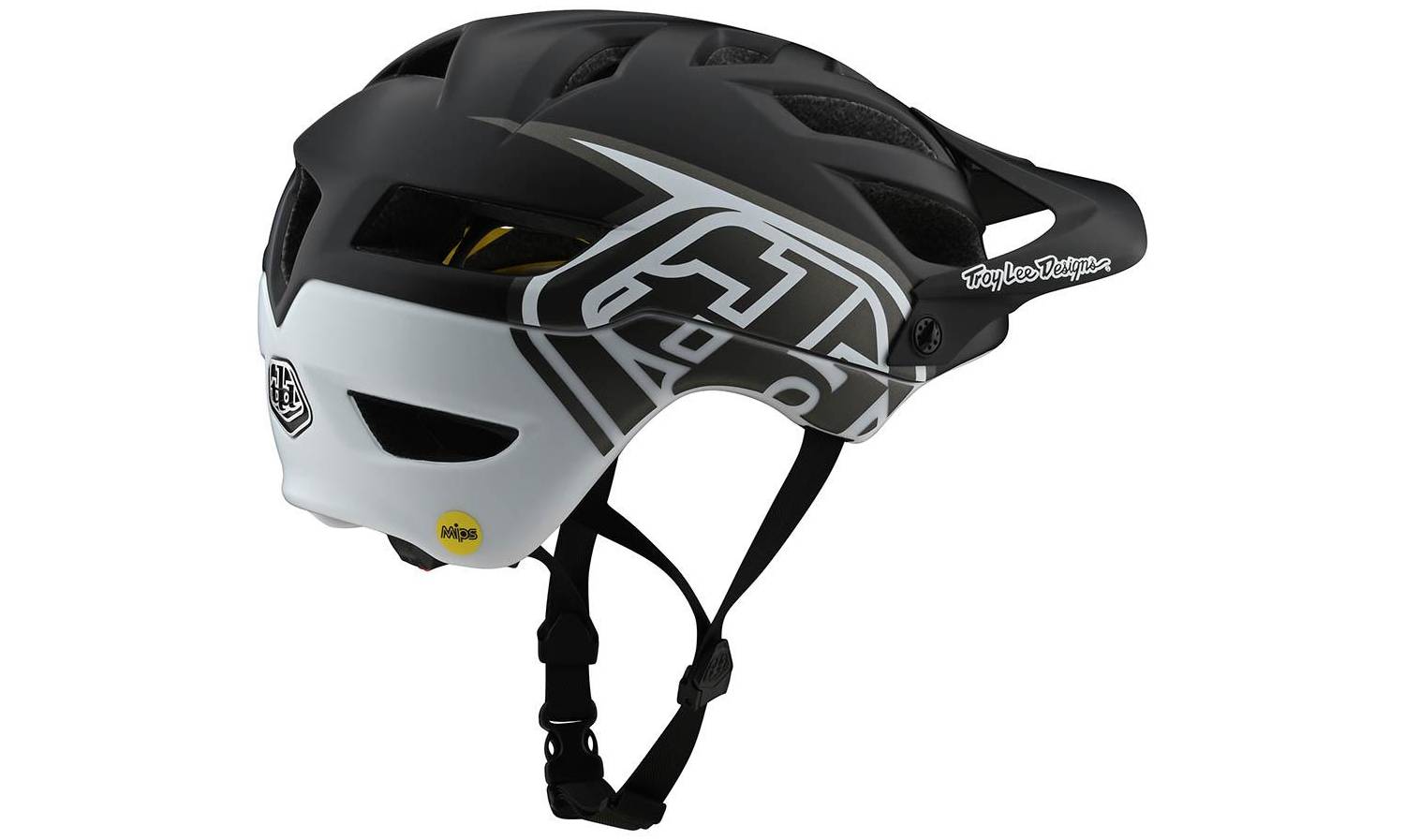 Вело шлем TLD A1 Mips Classic размер S (54-56 см) BLACK / WHITE 3