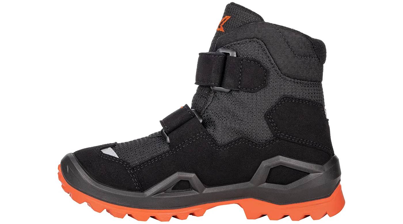 Фотографія Ботинки детские LOWA Milo Evo GTX MID Jr black-orange размер 35.0