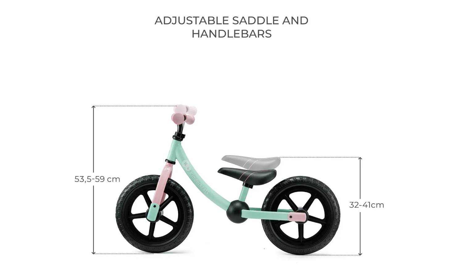 Беговел Kinderkraft 2Way Next мятно-розовый 7