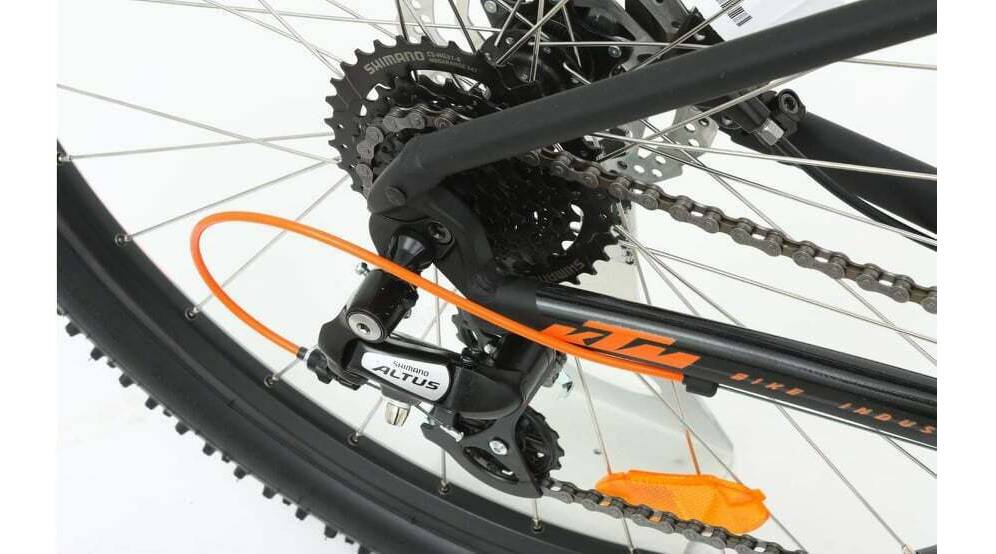 Фотография Велосипед KTM CHICAGO 272 27.5", размер M рама 43см (2022) Черно-оранжевый 5