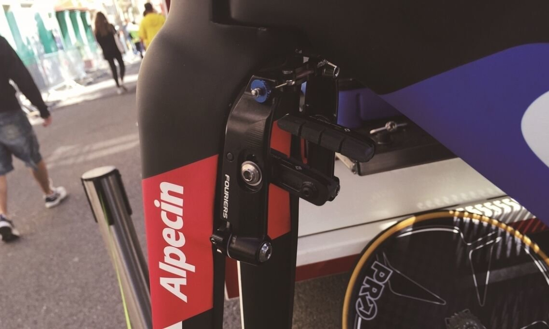 Тормоза Fouriers Giant Trinity Full CNC  с/колодк SwissStop пер+задн черный 2