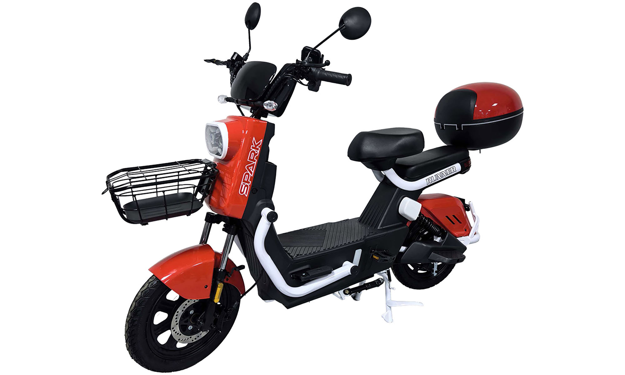 Велосипед с электромотором SPARK RUNNER 12" размер 16", год 2026, 60V/1000W/25Ah, красный 4