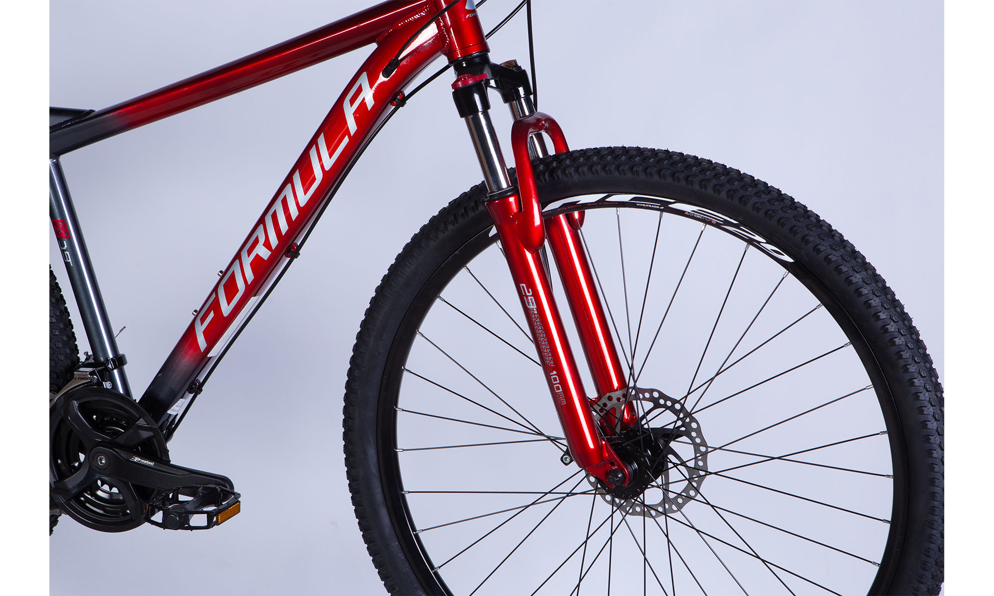 Велосипед Formula F-1 DD CS 29" розмір L, рама 19", 2025, червоно-сріблястий 5 Велосипед Formula F-1 DD CS 29" розмір L, рама 19", 2025, червоно-сріблястий 5