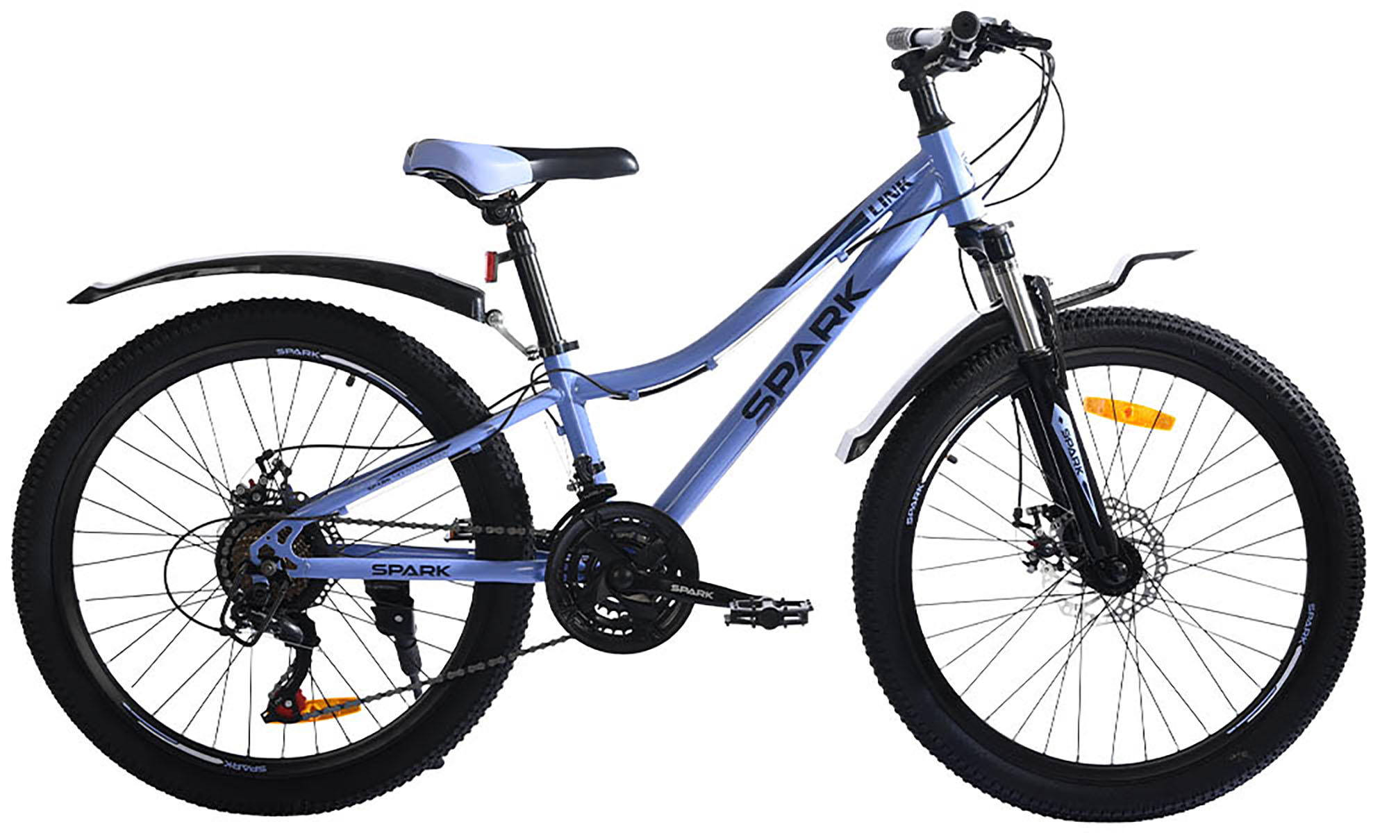 Велосипед SPARK LINK 24", размер XXS, рама 11", год 2026, Сине-фиолетовый 