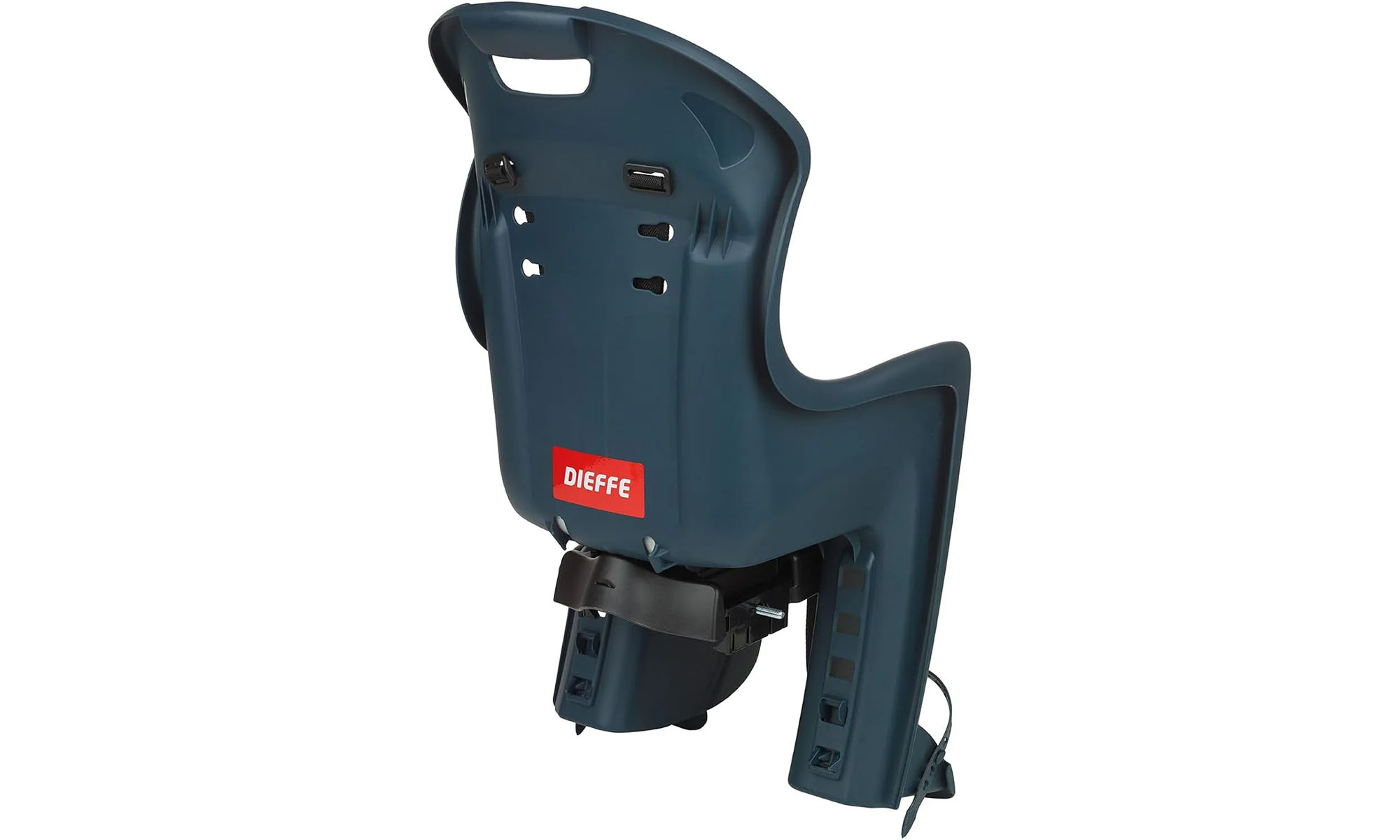 Детское велокресло Polisport Dieffe Bikey Cool ELM, на багажник, 22 кг, сине-желтое, в комплекте багажник 7