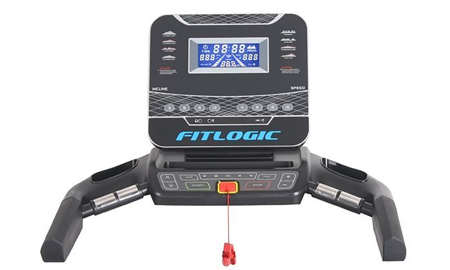 Беговая дорожка FitLogic T16C черно-синяя 2