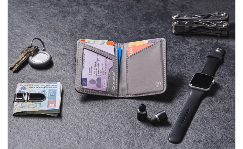 Гаманець Lifeventure Recycled RFID Card Wallet plum 5