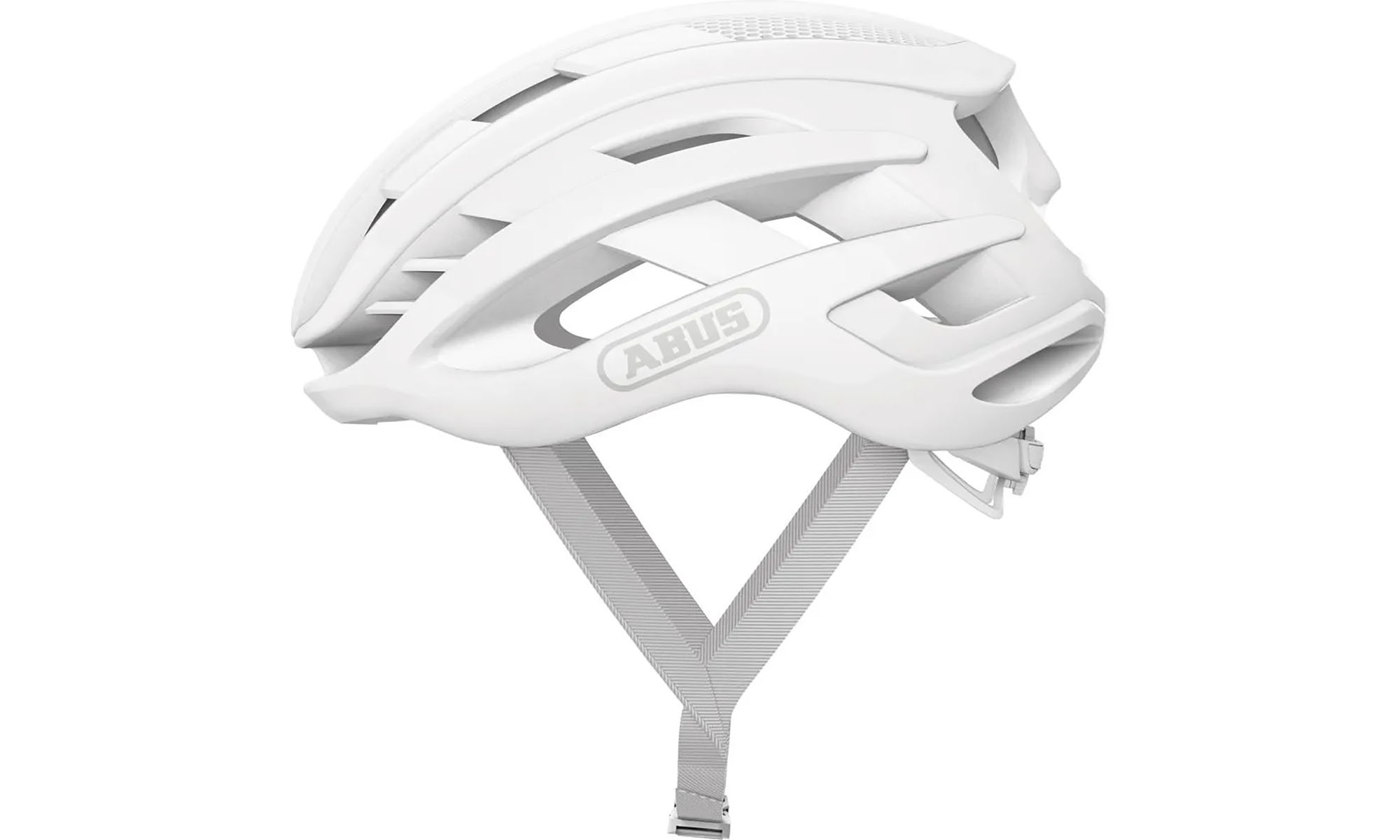 Велошлем спортивный ABUS AIRBREAKER pure white, размер L (59-61 см), белый 