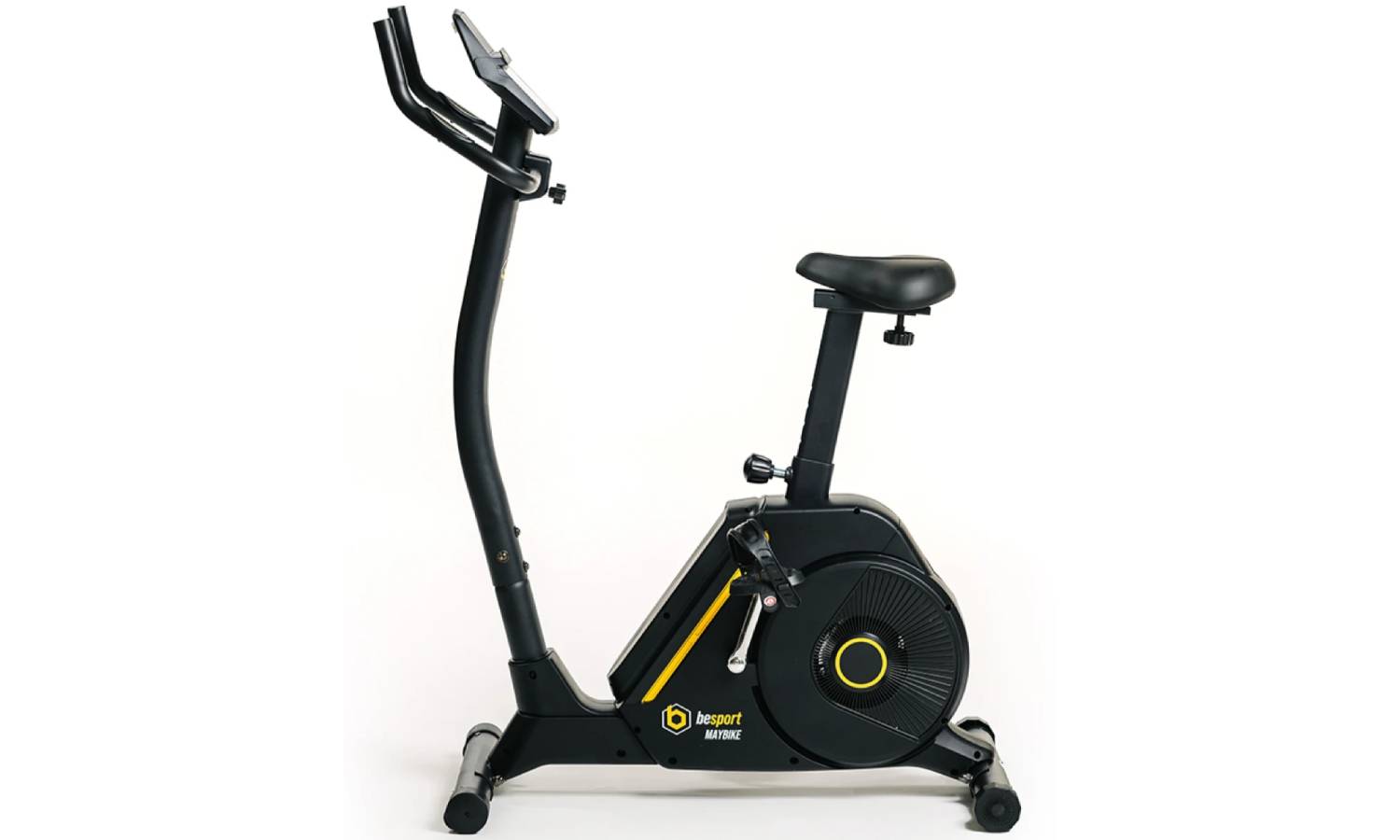 Велотренажер Besport BS-6047 MYBIKE электромагнитный черно-желтый 19