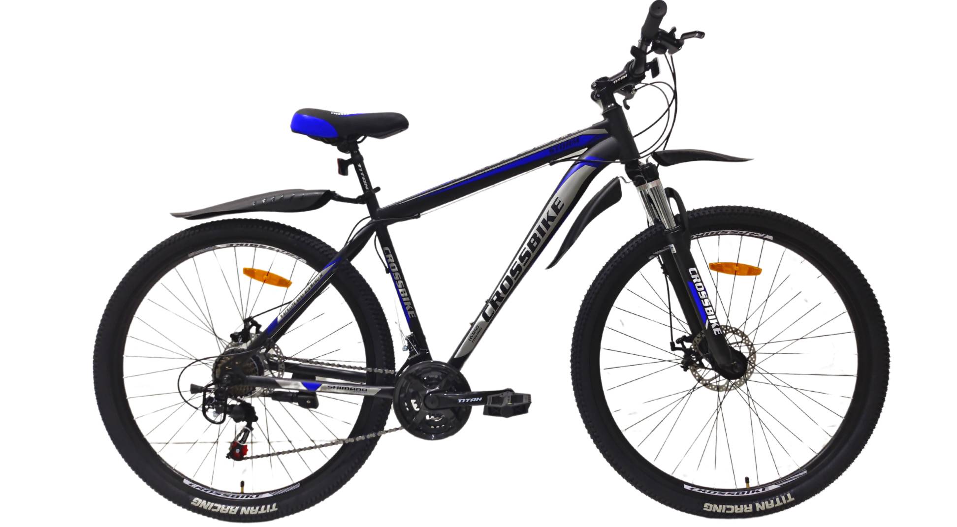 Фотография Велосипед CrossBike Storm 29", размер M рама 17" (2024), Черно-синий