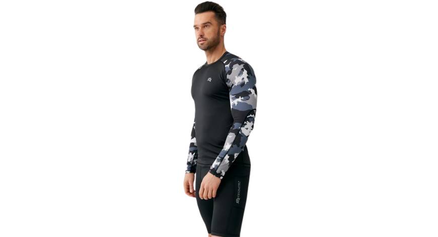 Чоловічий лонгслів Radical Furious Army LS чорний/армі, розмір XXL 5