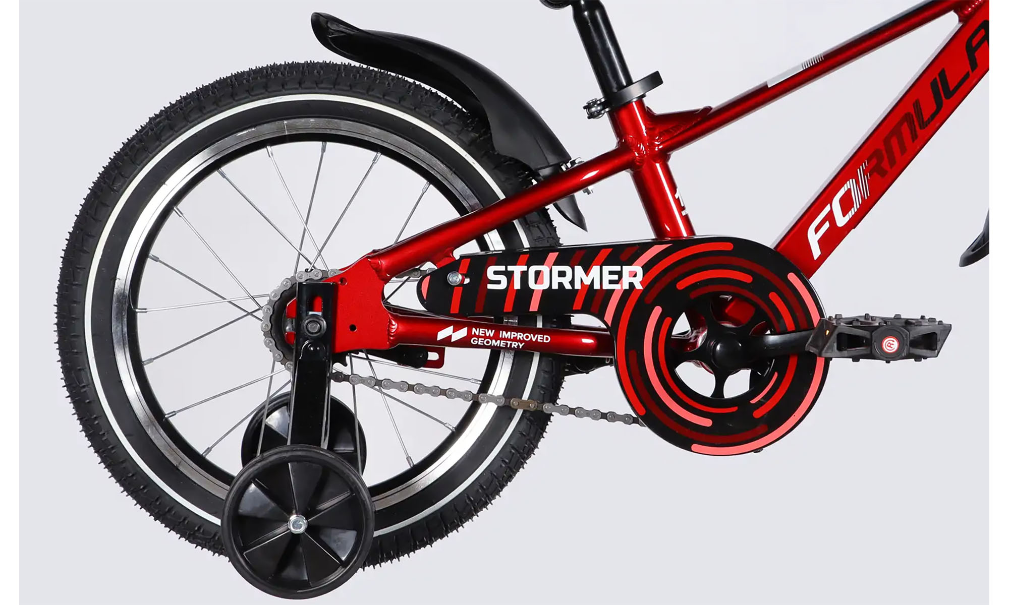 Велосипед Formula Kid STORMER BH 16", розмір XXS, рама-8,5", рік 2026, червоний 2