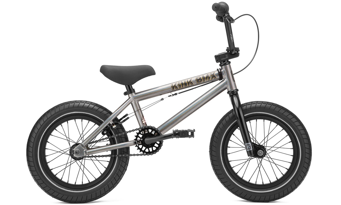 Фотографія Велосипед KINK BMX Pump 14" 2021 Сірий