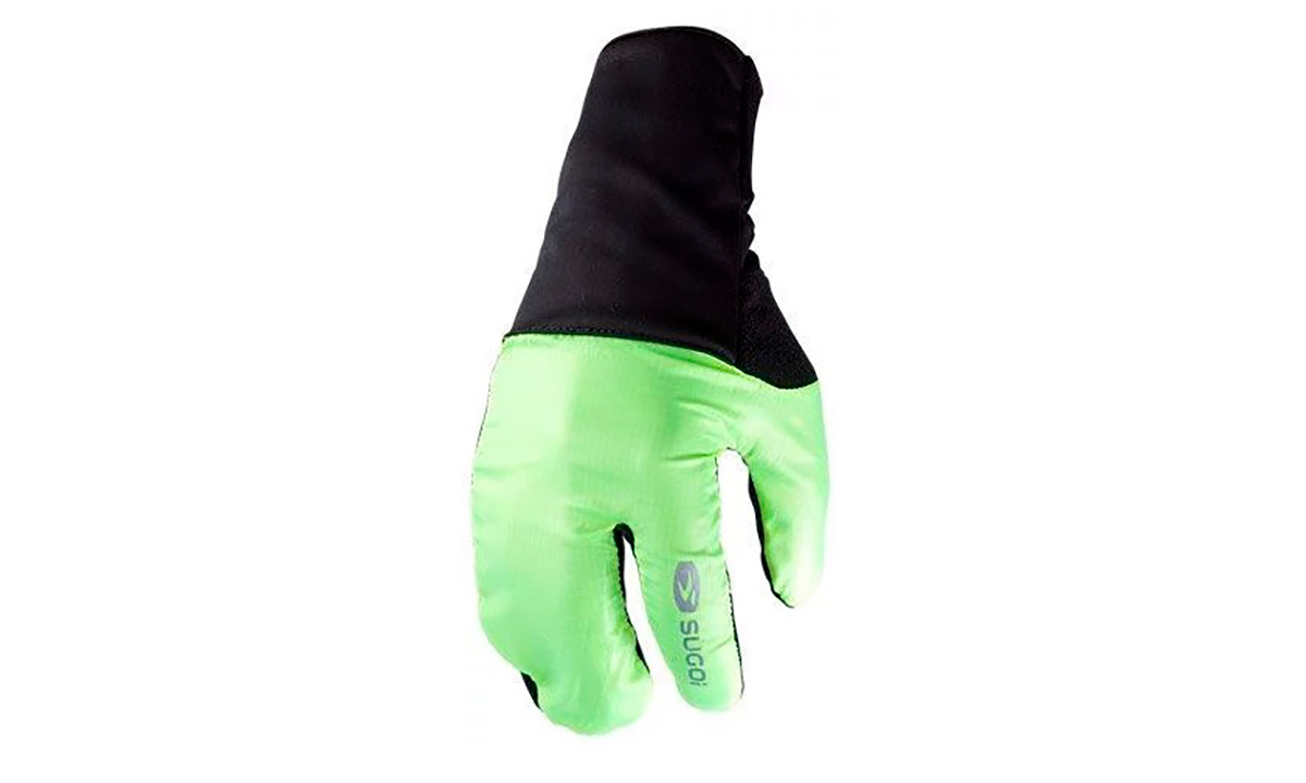 Фотографія Рукавички Sugoi VERSA WIND MITT чоловічі, чорно-зелений, розмір L