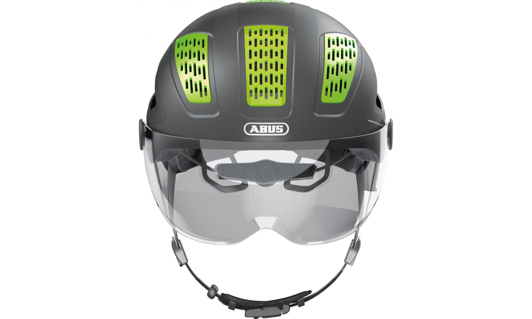 Велошлем ABUS HYBAN 2.0 ACE Titan размер M (52-58 см), серый титан 5