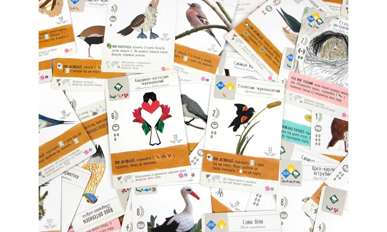 Настольная игра Крылья. Фан Арт Пак (Wingspan: Fan Art Pack) 8 Настольная игра Крылья. Фан Арт Пак (Wingspan: Fan Art Pack) 8