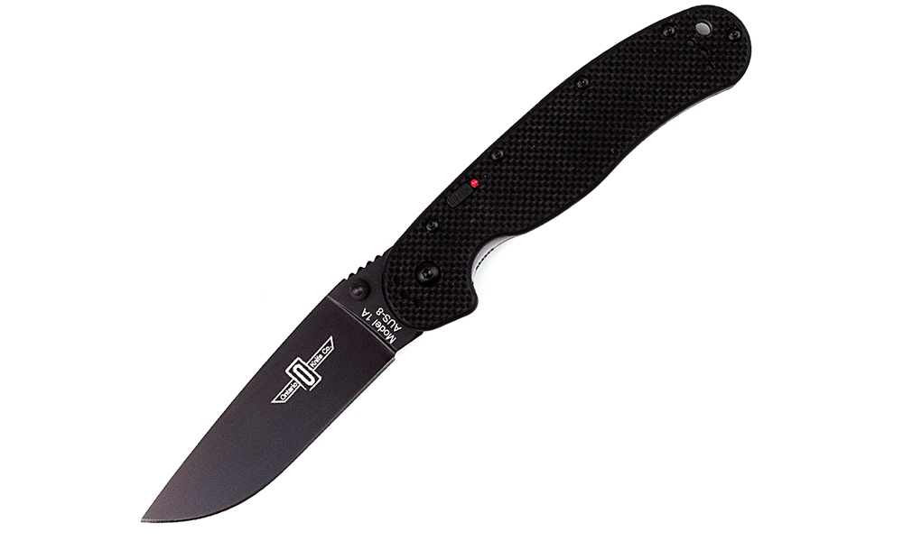 Фотография Складной нож Ontario RAT-1A BP черный