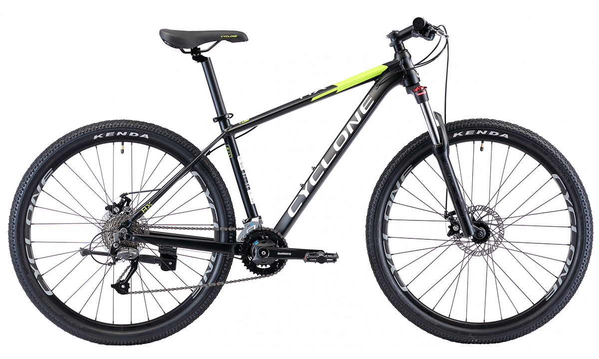 Велосипед 27,5" Cyclone AX (2020) 2020 black 7