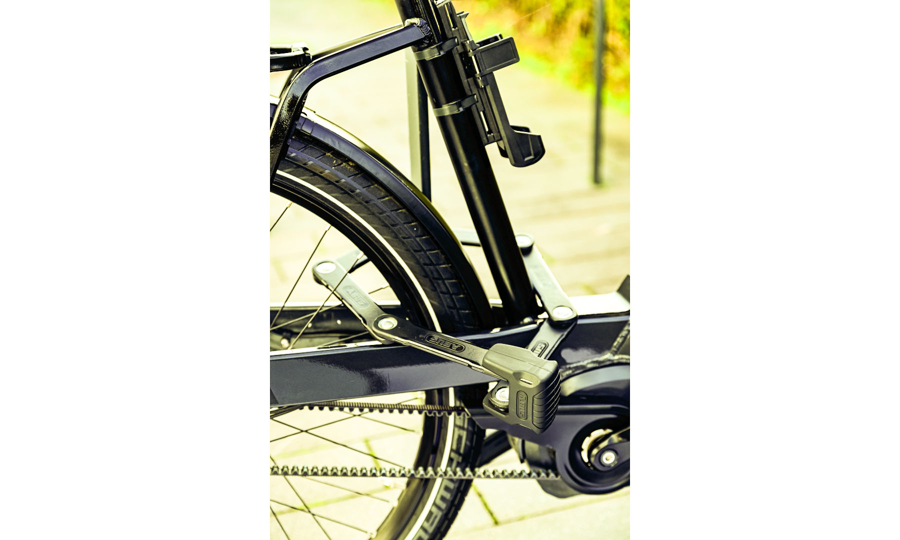 Замок сегментний ABUS 6500K/120 Bordo Granit XPlus Big чорний + кріплення SH 3