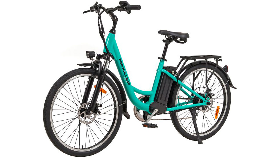 Электричний велосипед Maxxter CITY 2.0 26" 250W 8 Ah 48V Голубой 12