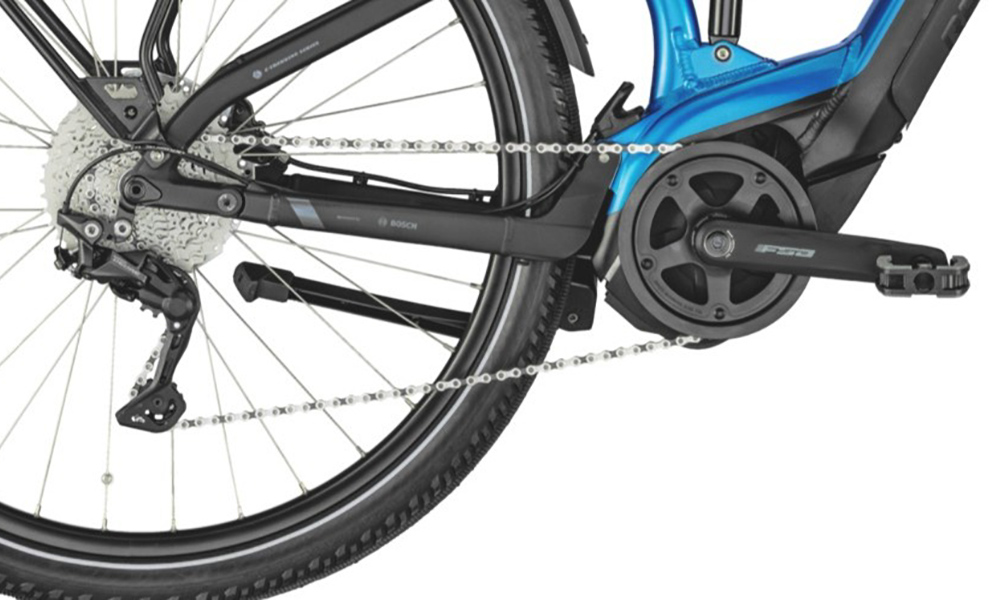 Фотографія Велосипед Bergamont E-Horizon FS Edition 28" (2021) 2021 Синьо-чорний 2