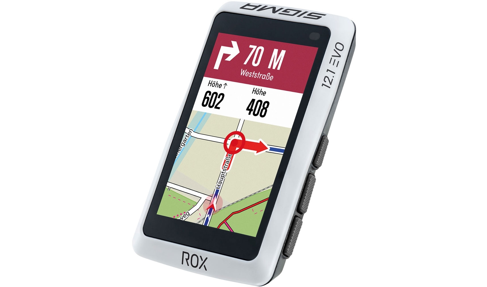 Велокомп'ютер Sigma Sport ROX 12.1 EVO white 2