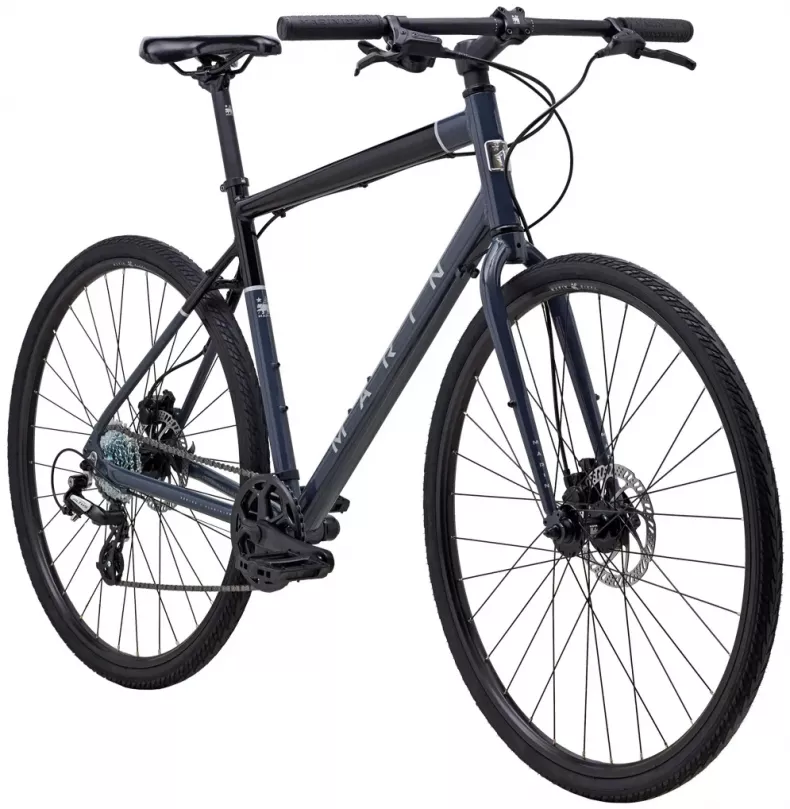 Фотографія Велосипед Marin PRESIDIO 1 28" рама XL (2023) Чорно-синій 2