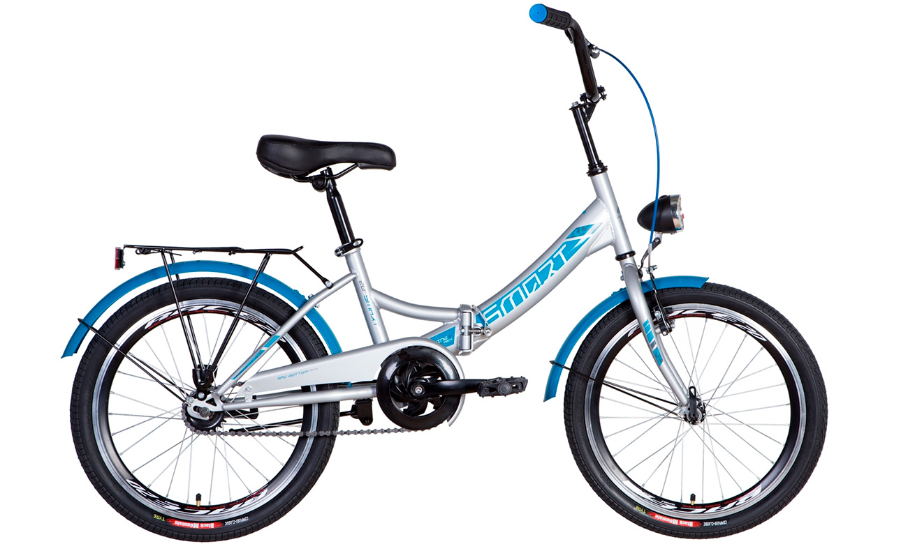 Фотографія Велосипед Formula SMART Vbr з ліхтарем 20" (2021) 2021 Сріблясто-синій