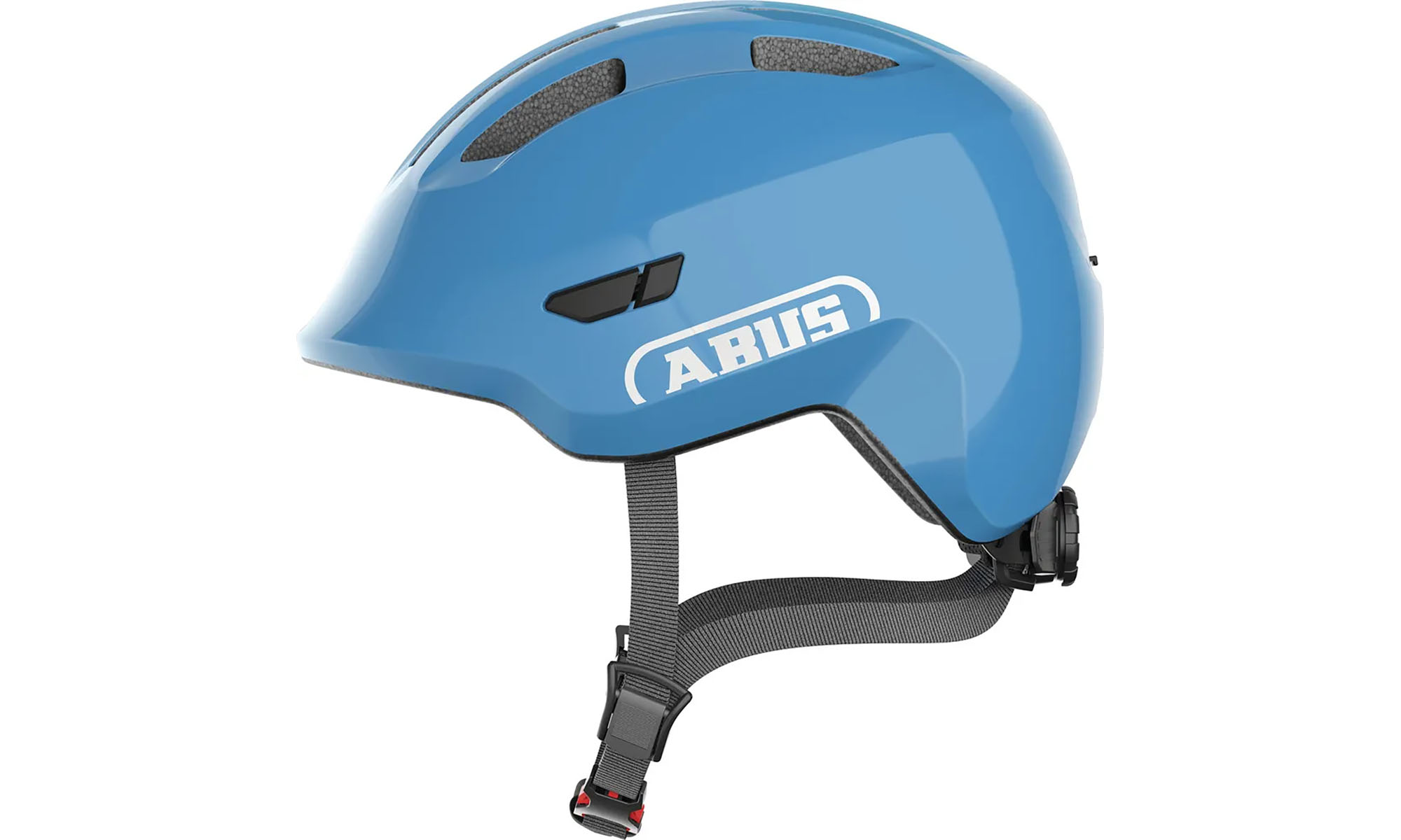 Велошлем детский ABUS SMILEY 3.0 Shiny Blue размер S (45-50 см), глянцевый синий 