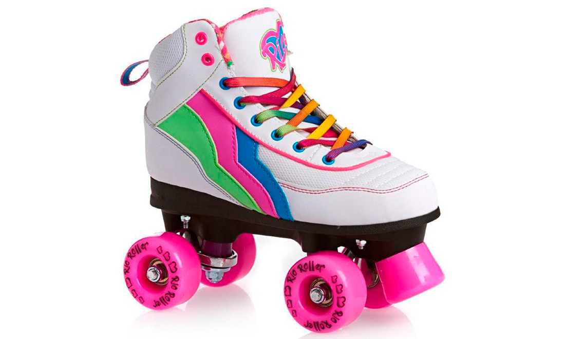 Ролики Rio Roller CANDI, размер 30,5 Бело-розовый 5