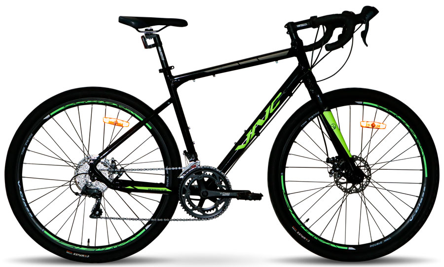 Фотографія Велосипед VNC PrimeRacer A5 28" розмір М 2023 Чорно-зелений