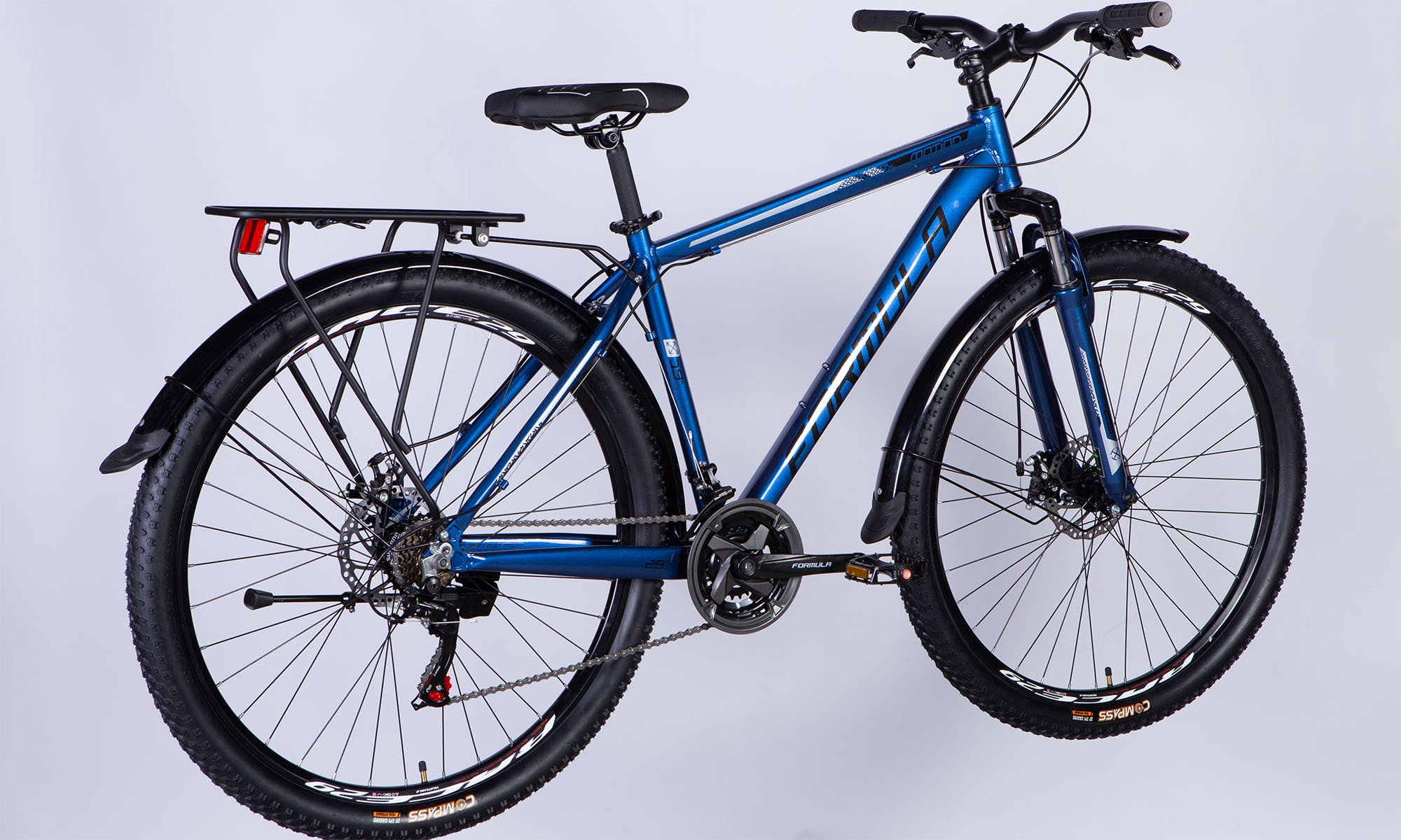 Велосипед Formula MOTION PLUS DD FR 29", розмір L, рама-19" 2025, синьо-чорний 3