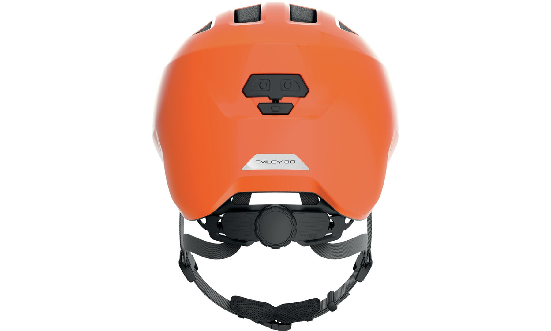 Велошлем детский ABUS SMILEY 3.0 Shiny Orange, размер S (45-50 см), глянцевый оранжевый 4